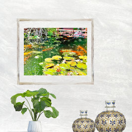 Visvijvertuin in Puerto Vallarta Poster