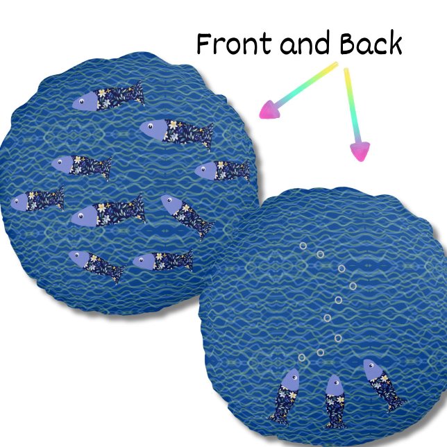 Visvingers visvrouw visser zee hand rond kussen (Creator heeft geüpload)