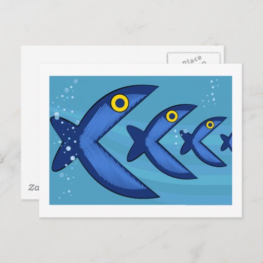 Visvis Briefkaart (Voorkant / Achterkant)