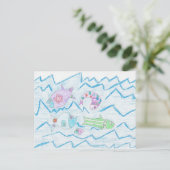 visvis briefkaart (Staand voorkant)