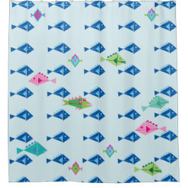 Visvis Douchegordijn