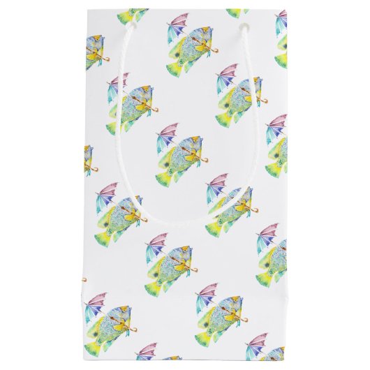 Visvis met paraplu klein cadeauzakje (Voorkant)