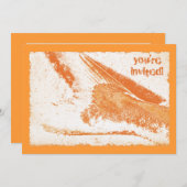 Visvis op strand party kaart (Voorkant / Achterkant)