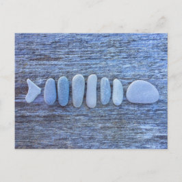 Visvormige rotskunst briefkaart