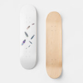 Visvormige verf splurring surf logo moderne kunst persoonlijk skateboard (Voorkant)