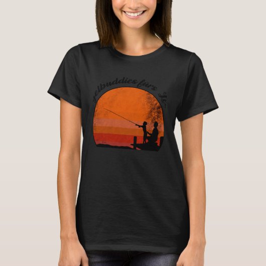 Visvrienden Retro Vintage Engel T-shirt (Voorkant)