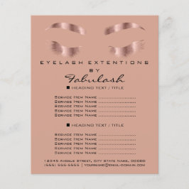 Visvrouw Schoonheidssalon Flyer SPA Roze Goud