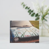 Viswagen (wazig, sorry) briefkaart (Staand voorkant)