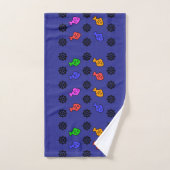 Viswieltjes Kinderen Blauw Bad Handdoek (Handdoek)