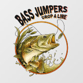 Viswinkel Bass Jumpers Bedrijf Raamsticker (Vel)