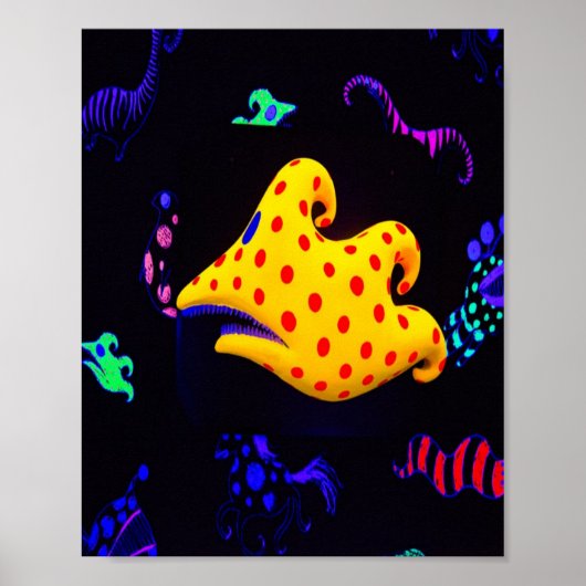 Viszwart licht poster (Voorkant)