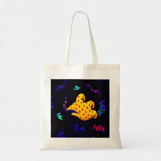 Viszwart licht tote bag (Voorkant)