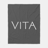 Vita Fleece Deken (Voorkant)