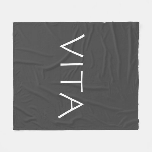 Vita Fleece Deken (Voorkant (Horizontaal))