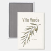 Vita Verde Collectie Beige Magneet (Voorkant / Achterkant)