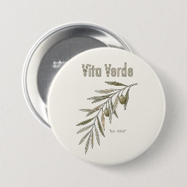 Vita Verde Collectie Beige Ronde Button 7,6 Cm