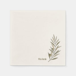 Vita Verde Collectie Wit Servet