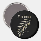 Vita Verde Collection Black Magneet (Voorkant / Achterkant)