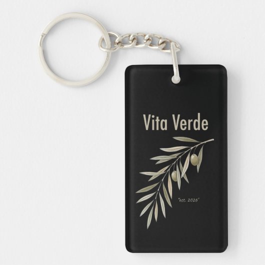 Vita Verde Collection Black Sleutelhanger (Voorkant)