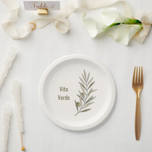 Vita Verde Collection Papieren Bordje (Huwelijk)