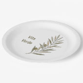 Vita Verde Collection White Papieren Bordje (Gekanteld)