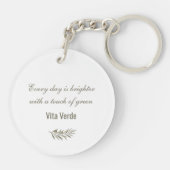 Vita Verde Collection White Sleutelhanger (Achterkant)