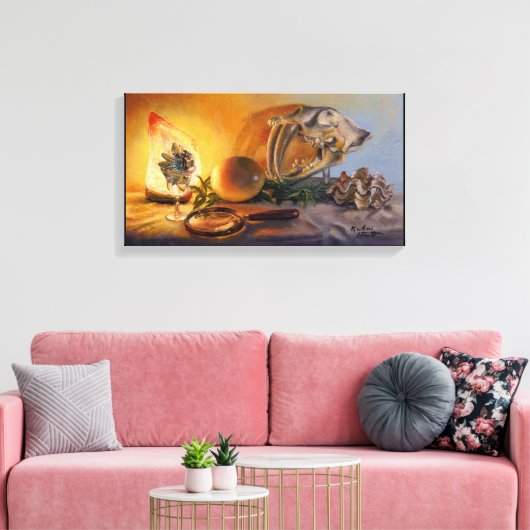 Vitae Mortuus Canvas Afdruk (Insitu (Woonkamer))