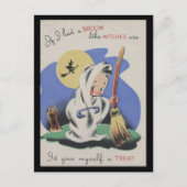 Vitage Spooky Halloween 5 Briefkaart (Voorkant)