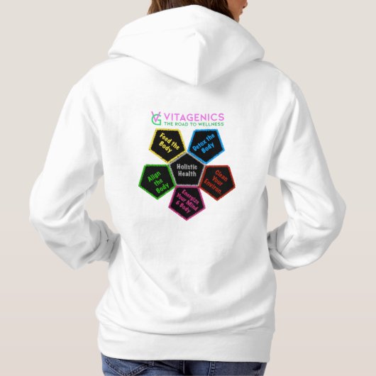 Vitagenics Hoodie - Vrouwen (Achterkant)