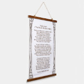 Vitai Lampada Newbolt Poem Hangend Wandkleed (Gebogen)