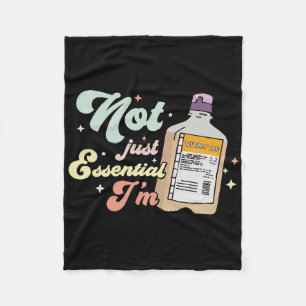 Vital AF Funny Nurse Diëtist RD RN Kritische zorg Fleece Deken