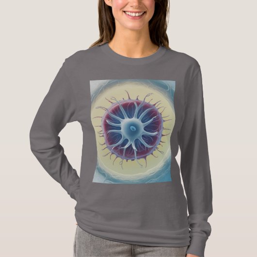 " Vital Bloom " Lange mouw T-shirt (Voorkant)