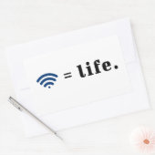 Vital Connection Rechthoekige Sticker (Envelop)