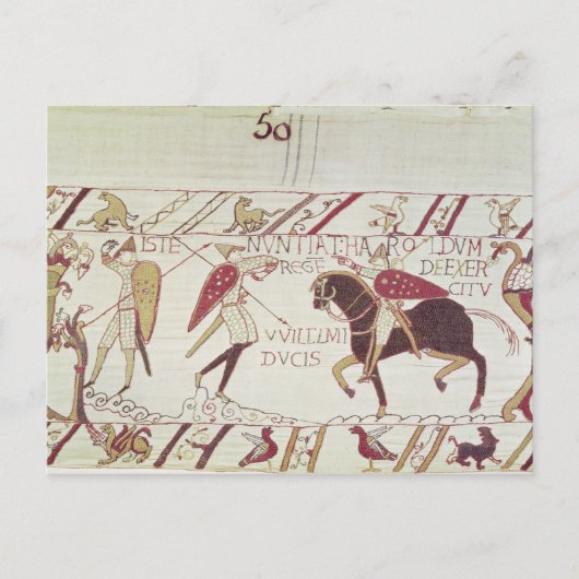 Vital informeert koning Harold Briefkaart (Voorkant)