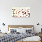 Vital informeert koning Harold Canvas Afdruk (Insitu (Slaapkamer))