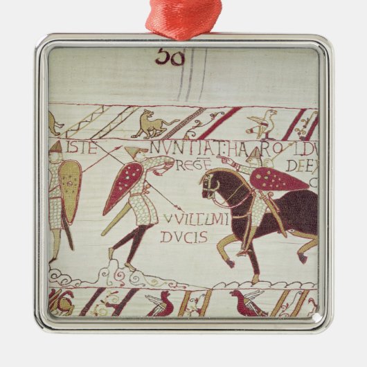 Vital informeert koning Harold Metalen Ornament (Voorkant)