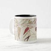 Vital informeert koning Harold Tweekleurige Koffiemok (Voorkant links)