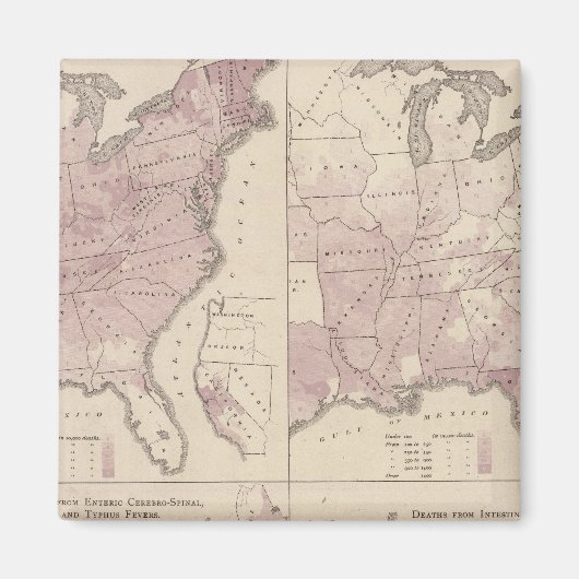 Vital Statistics, United States Census Magneet (Voorkant)