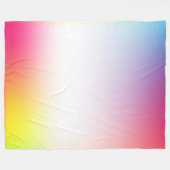 Vitale, vriendelijke verloopkleuren fleece deken (Voorkant (Horizontaal))