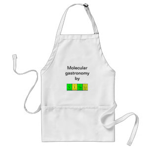 Vitali periodieke table name apron standaard schort