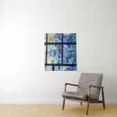 Vitalisme Abstract Hedendaags Vitralium Blauw Wandkleed (In situ)