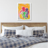Vitaliteit en sterke Bond Canvas Afdruk (Insitu (Slaapkamer))