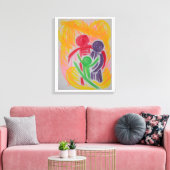 Vitaliteit en sterke Bond Canvas Afdruk (Insitu (Woonkamer))