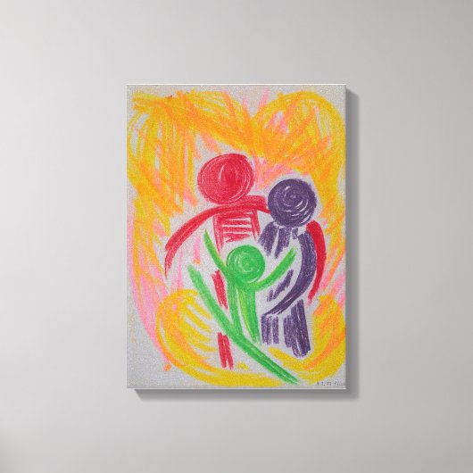 Vitaliteit en sterke Bond Canvas Afdruk (Voorkant)