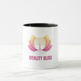 Vitality Bliss Gezondheid & Wellness Logo Mok