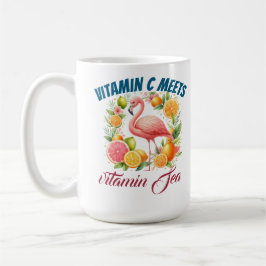 Vitamin C Meets Vitamin Sea-Tropical Flamingo Citr Koffiemok
