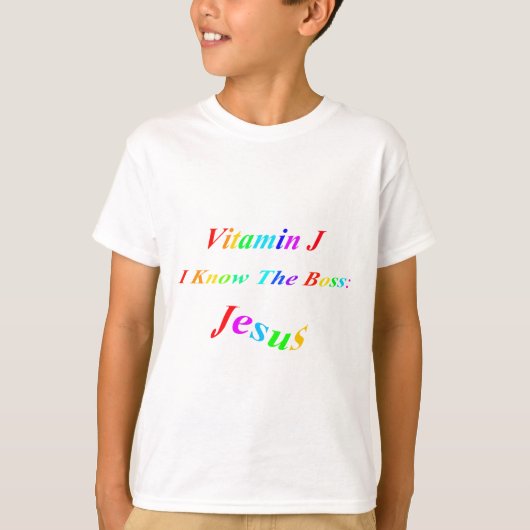 Vitamin J T-shirt (Voorkant)