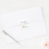 Vitamin J Vierkante Sticker (Envelop)