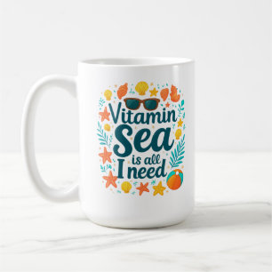 Vitamin Sea koffiemok - Oceaanliefhebbers strandvi