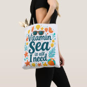 Vitamin Sea Tote Bag - Ocean Lover's Beach Adventu (Dichtbij)